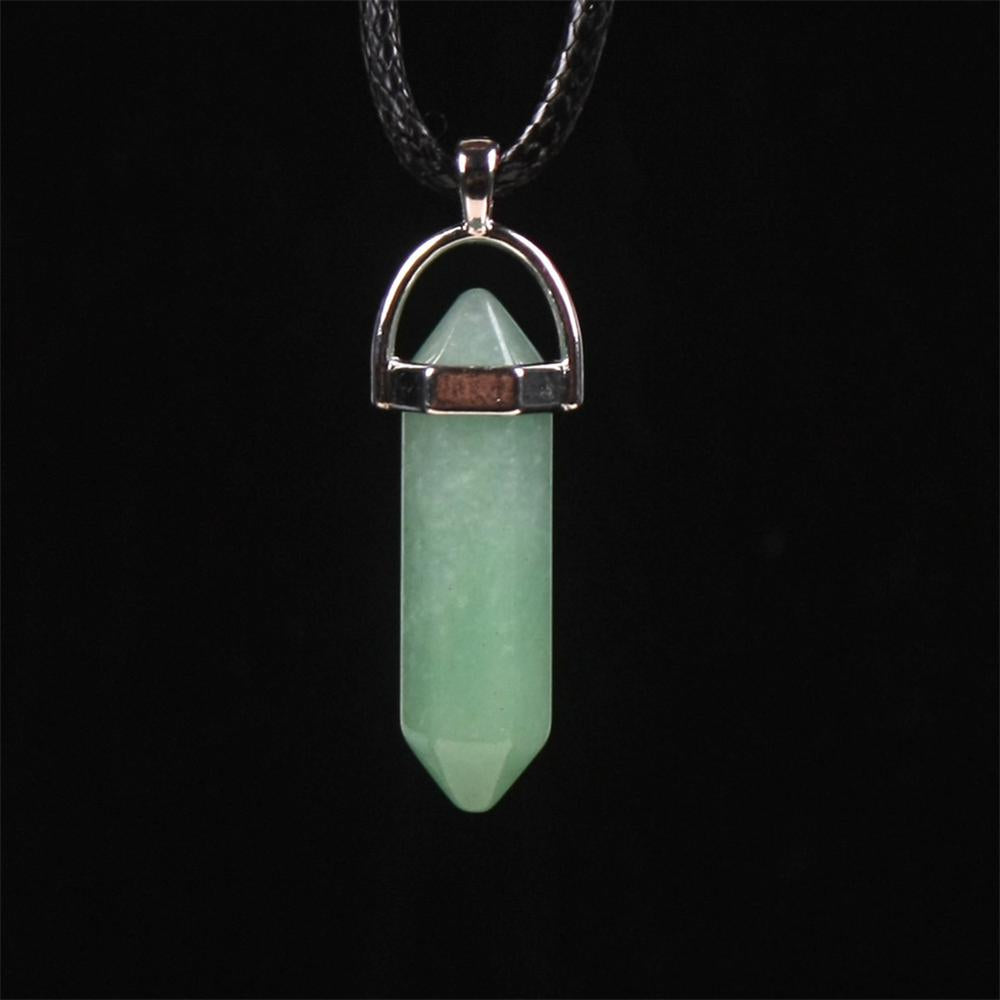 Mixed Pillar Bullet Charms Chakra Pendulum