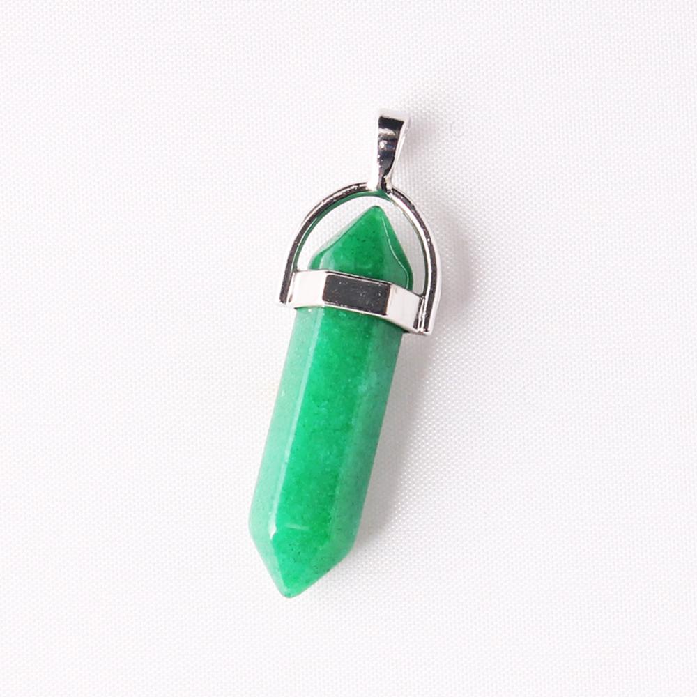 Mixed Pillar Bullet Charms Chakra Pendulum