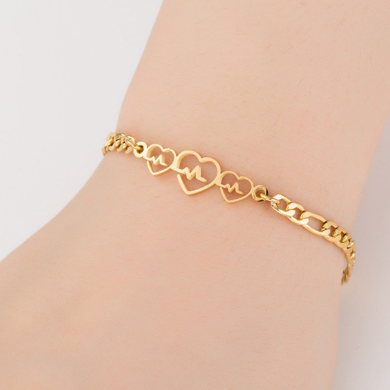 Gold Stainless Steel Animal Bracelets for Women