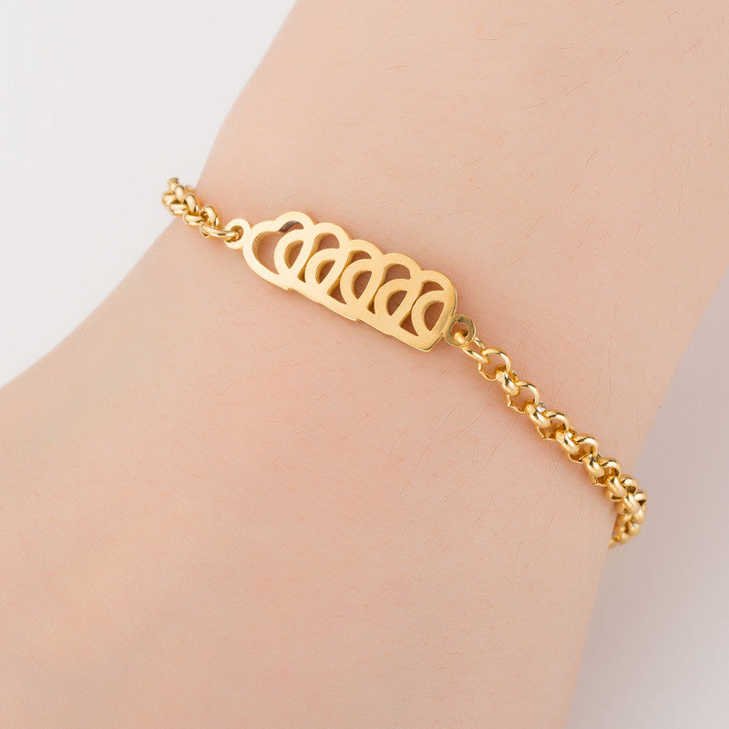 Gold Stainless Steel Animal Bracelets for Women