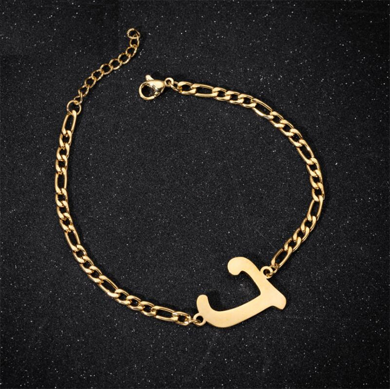 A-Z Letter Jewelry Personalize Initial Bracelets  for Women