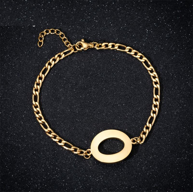 A-Z Letter Jewelry Personalize Initial Bracelets  for Women