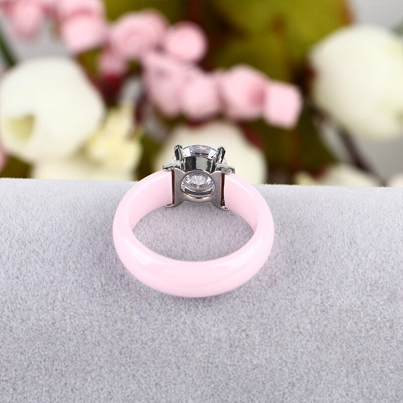 Valentine's Day Gift Lovely Pink Ceramic Jewelry Set