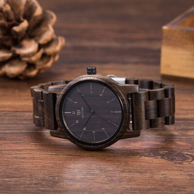 Luxury Women Watch Wood Leather Wristwatches