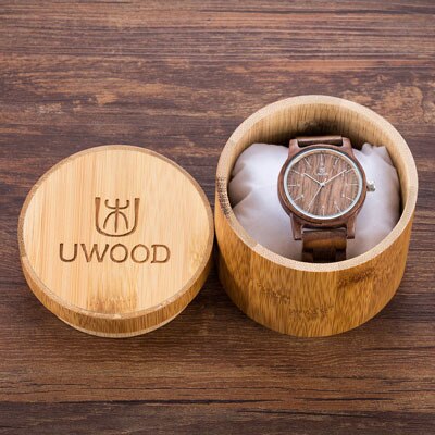 Luxury Women Watch Wood Leather Wristwatches