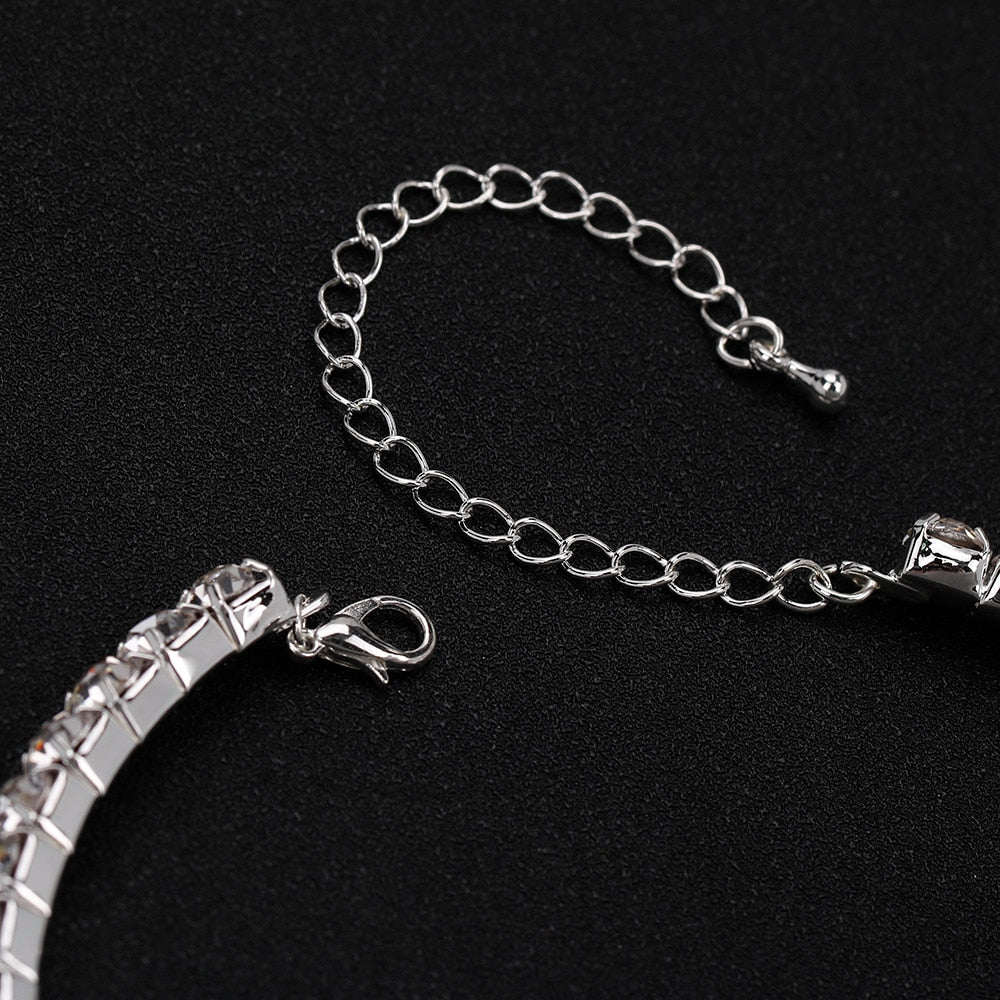 Bridal Fashion Crystal Rhinestone Choker Necklace