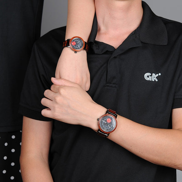 BIRD Wooden Lovers' Watches Set
