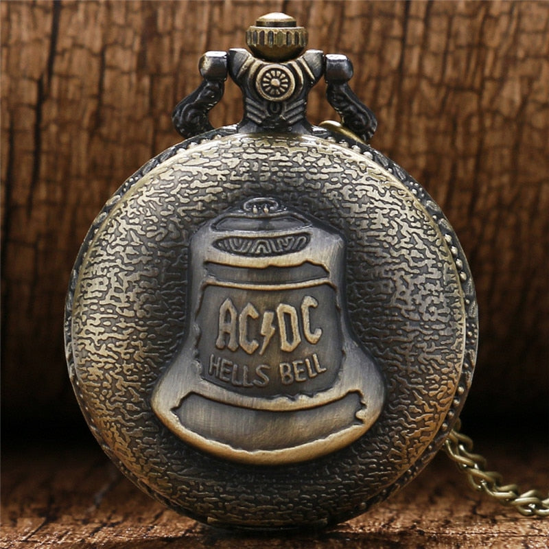 Exquisite Retro Fashion Pendant Pocket Watch With Silver Necklace Chain