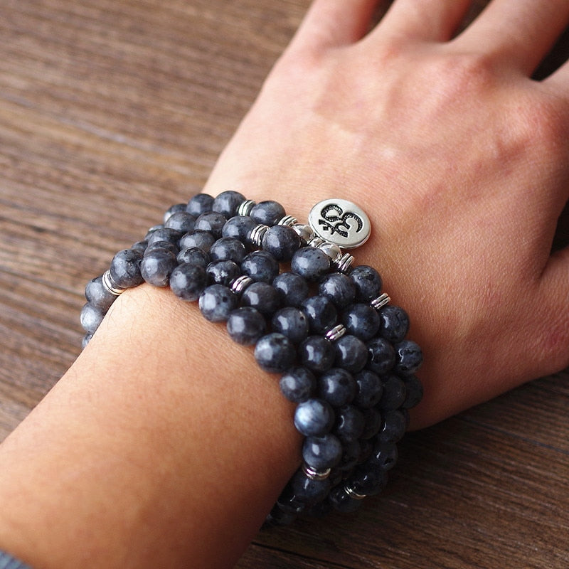 OM Buddha Charm Yoga Bracelet