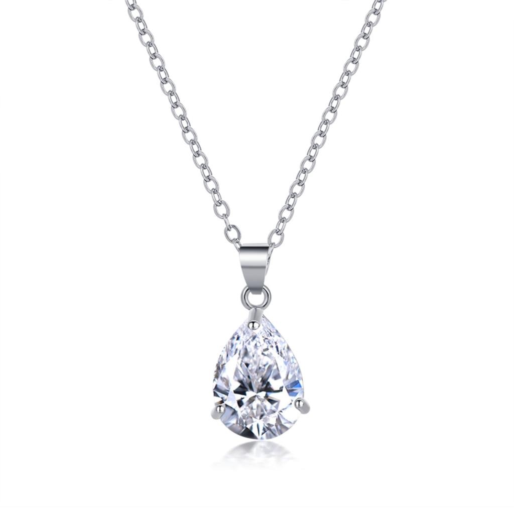 Trendy Cubic zirconia Cubic zirconia Waterdrop Jewelry Set