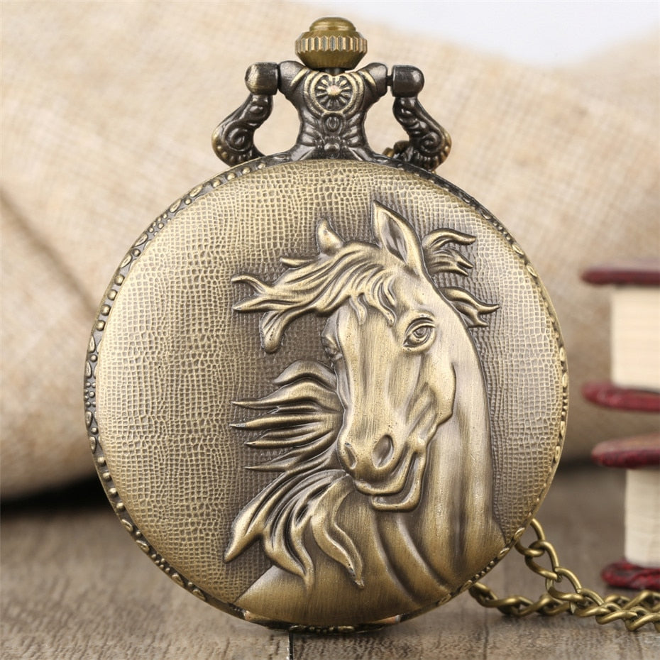 Vintage Bronze Pocket Watch