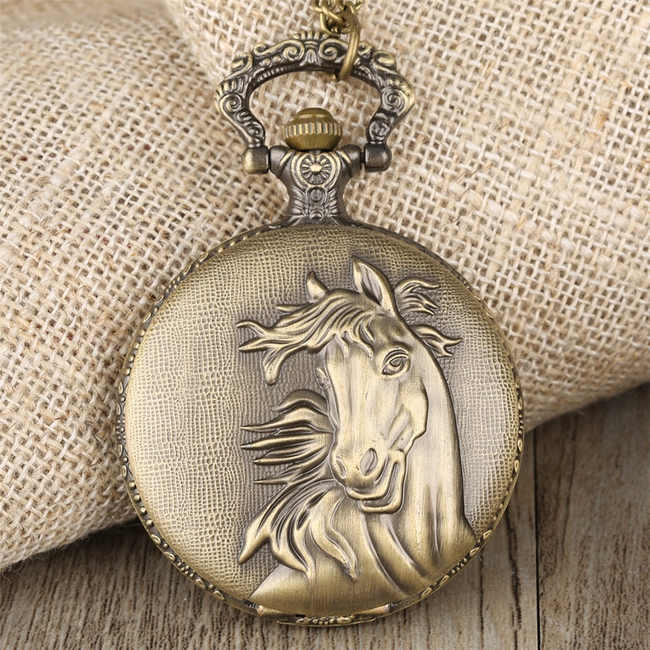 Vintage Bronze Pocket Watch