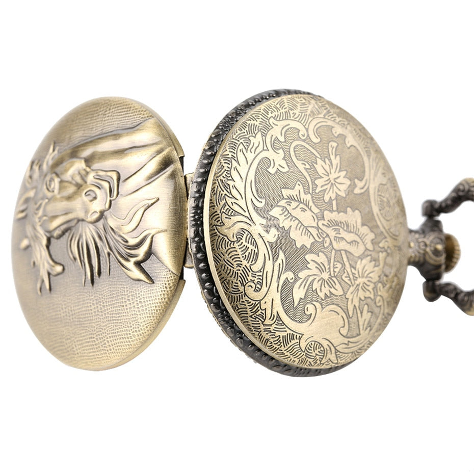 Vintage Bronze Pocket Watch