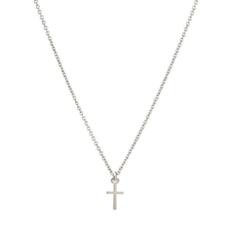 Simple Jesus Christian Cross Pendant