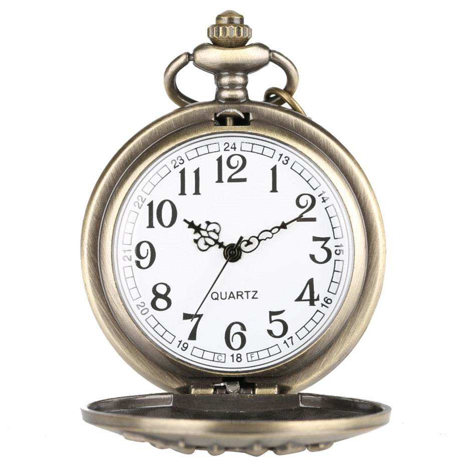 Steampunk Bronze The Marauders Map Design Pocket Watch