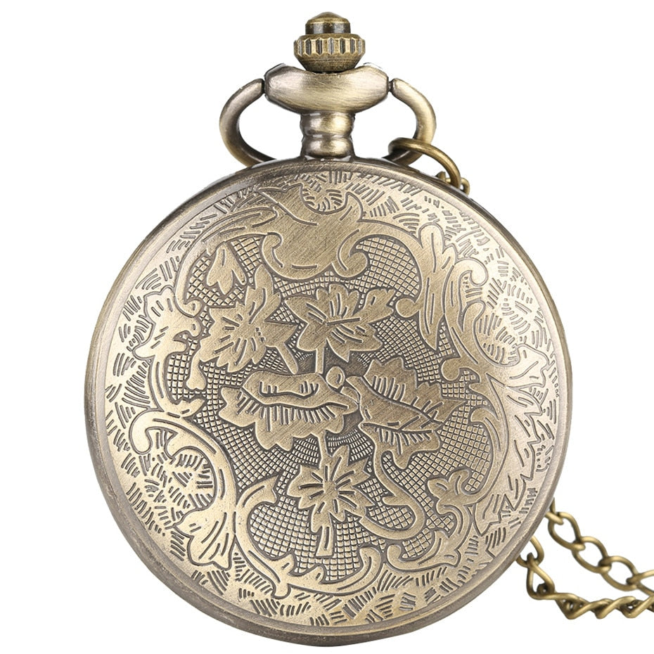 Steampunk Bronze The Marauders Map Design Pocket Watch
