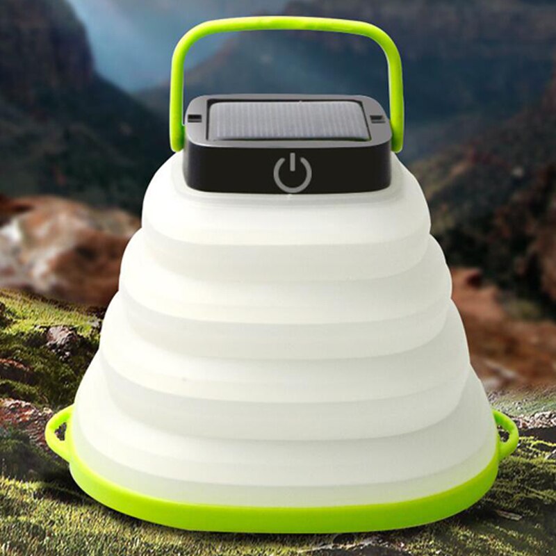 Solar-Powered Collapsible Travel Light
