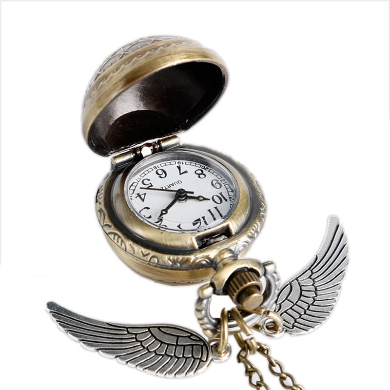 Elegant Golden Watch Pocket Watch Alice In Wonderland  Watches