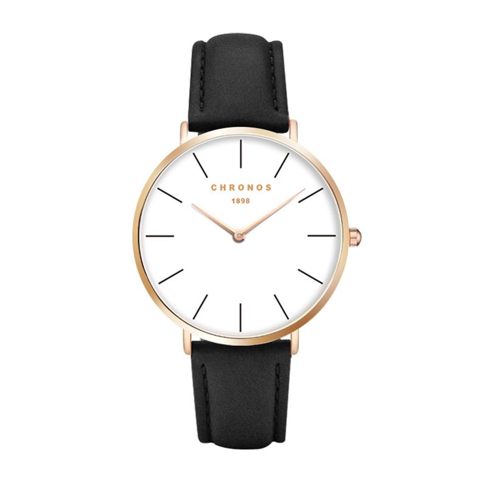 Chronos 1898 Men Women Simple Quartz Watch
