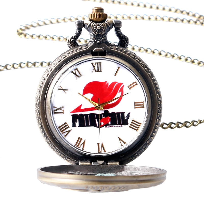 Japan Cartoon Anime Fairy Tail  Design Modern Pocket Watch