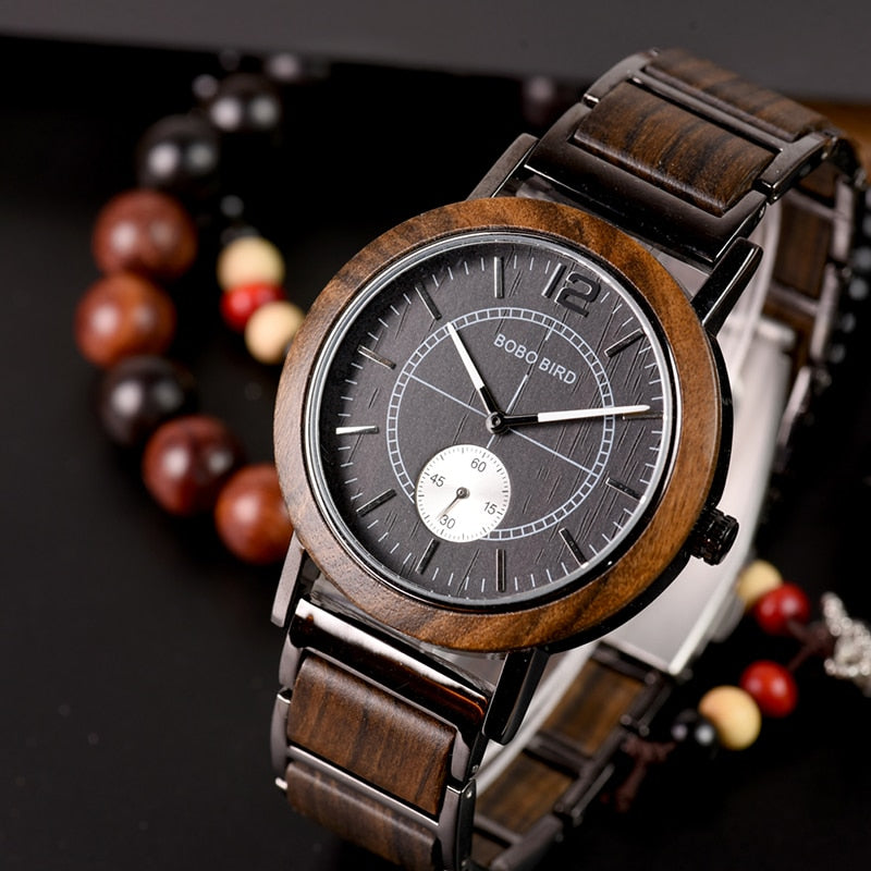 Luxury Wooden Watch Couple Stylish and Quality Wristwatch