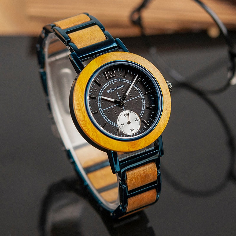 Luxury Wooden Watch Couple Stylish and Quality Wristwatch