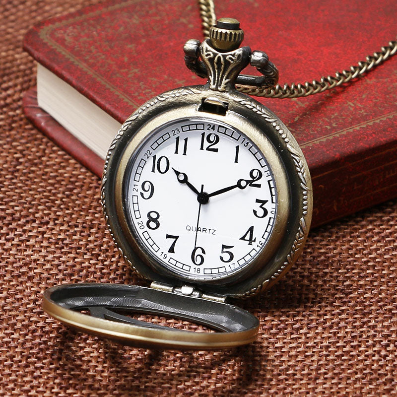 Vintage Design The Deathly Hallows Design Pocket Watch