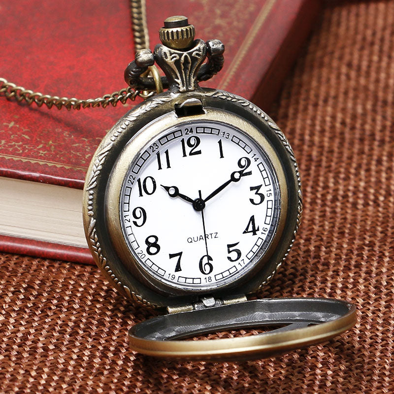 Vintage Design The Deathly Hallows Design Pocket Watch