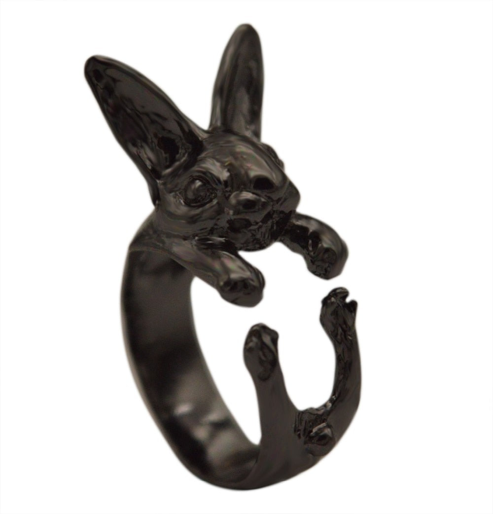 Adjustable Vintage Hippie Chic  Rabbit   Knuckles Rings