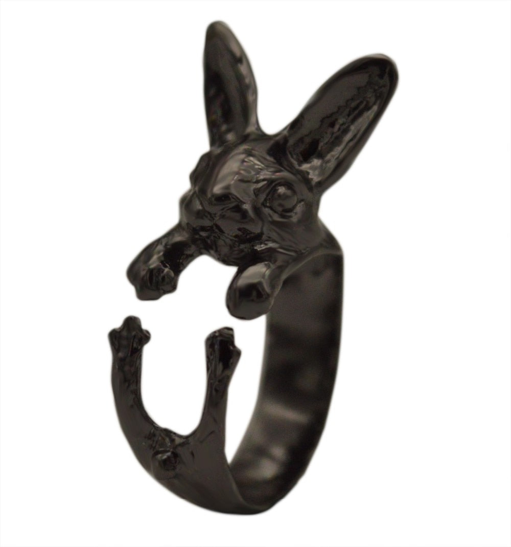 Adjustable Vintage Hippie Chic  Rabbit   Knuckles Rings