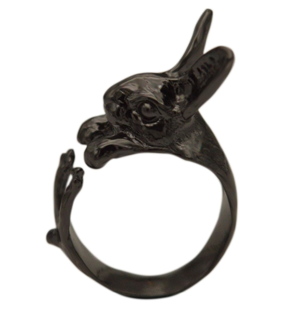 Adjustable Vintage Hippie Chic  Rabbit   Knuckles Rings