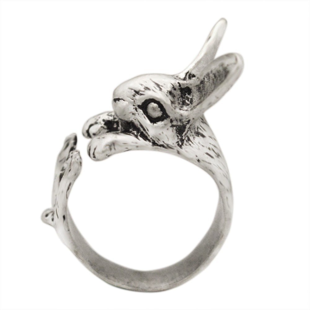 Adjustable Vintage Hippie Chic  Rabbit   Knuckles Rings
