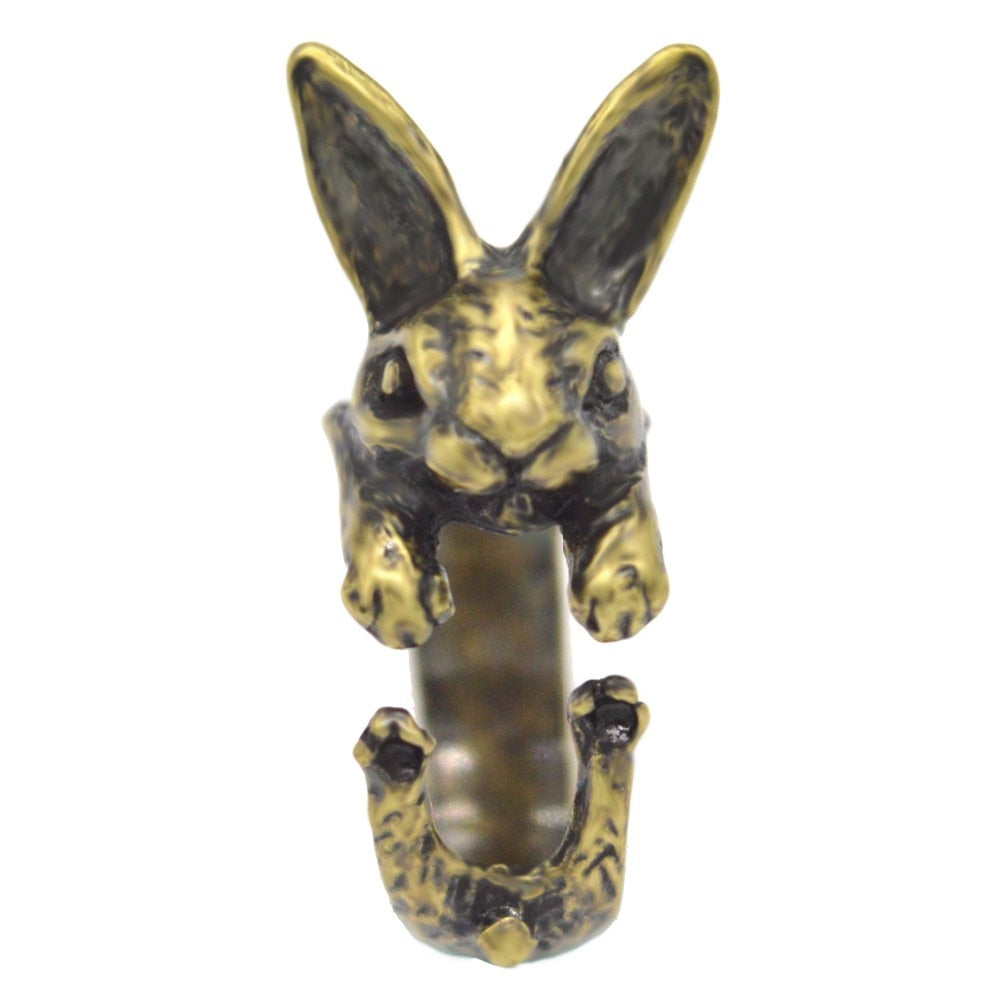 Adjustable Vintage Hippie Chic  Rabbit   Knuckles Rings