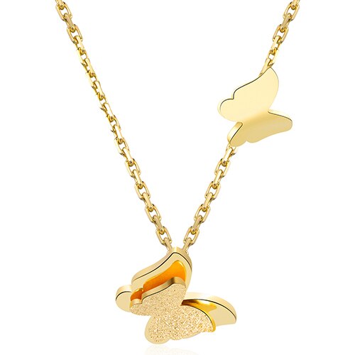 Romantic Butterfly Necklace + Earring Jewelry Sets