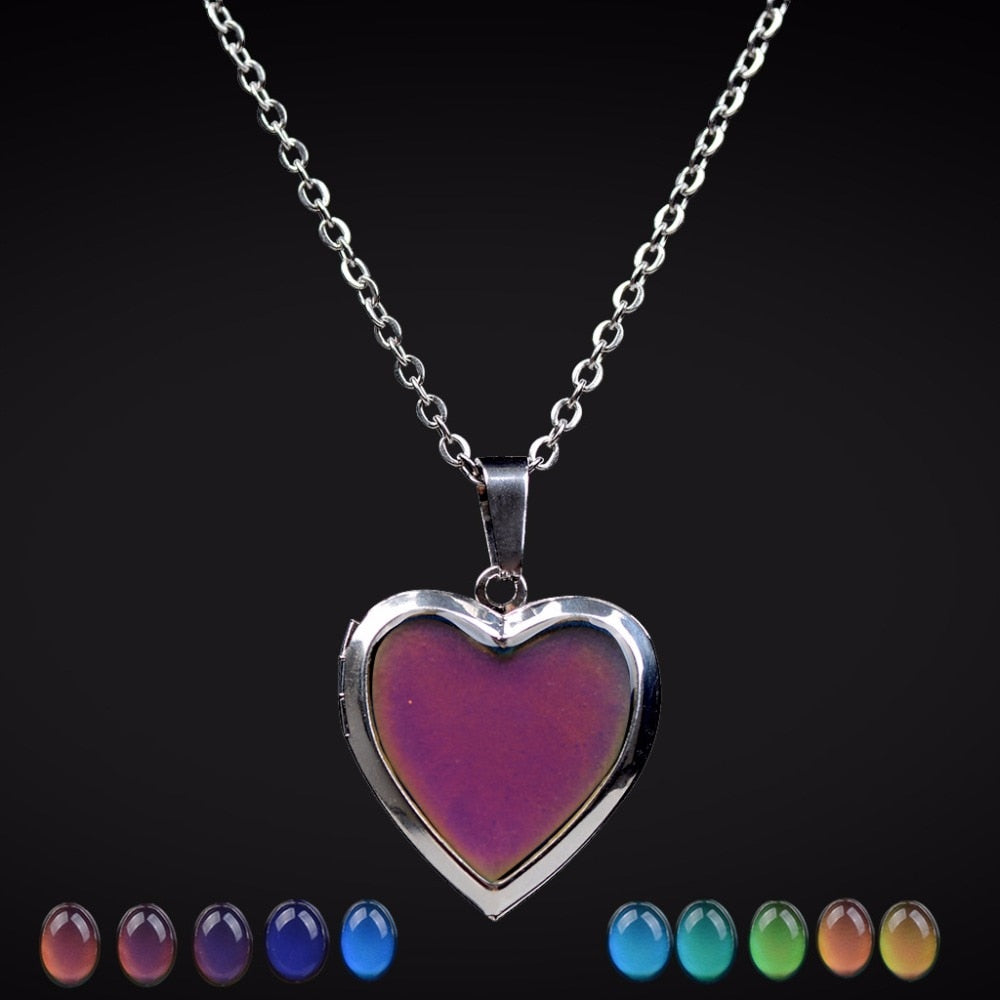 Peach Heart Love Pendant Necklace
