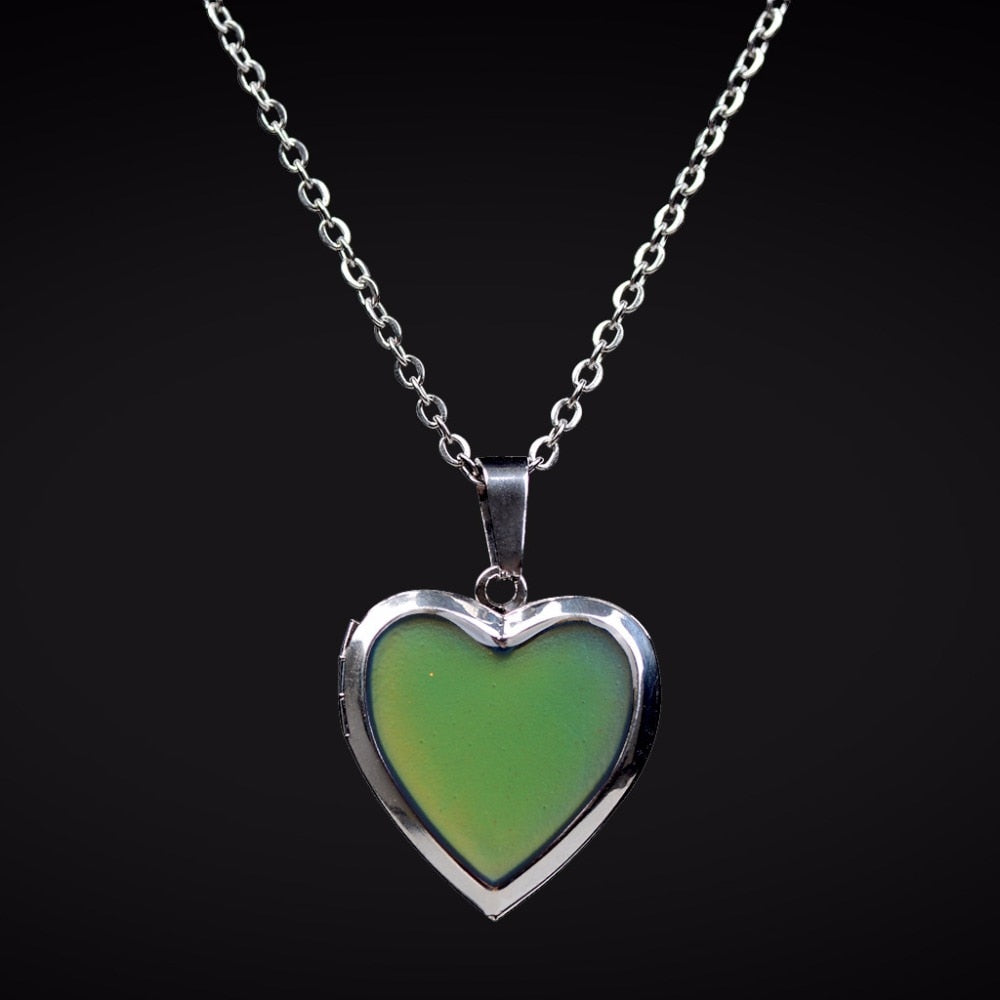 Peach Heart Love Pendant Necklace