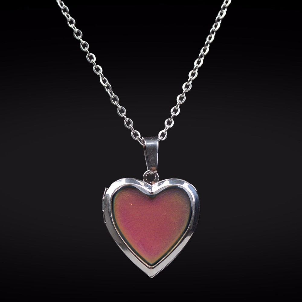 Peach Heart Love Pendant Necklace