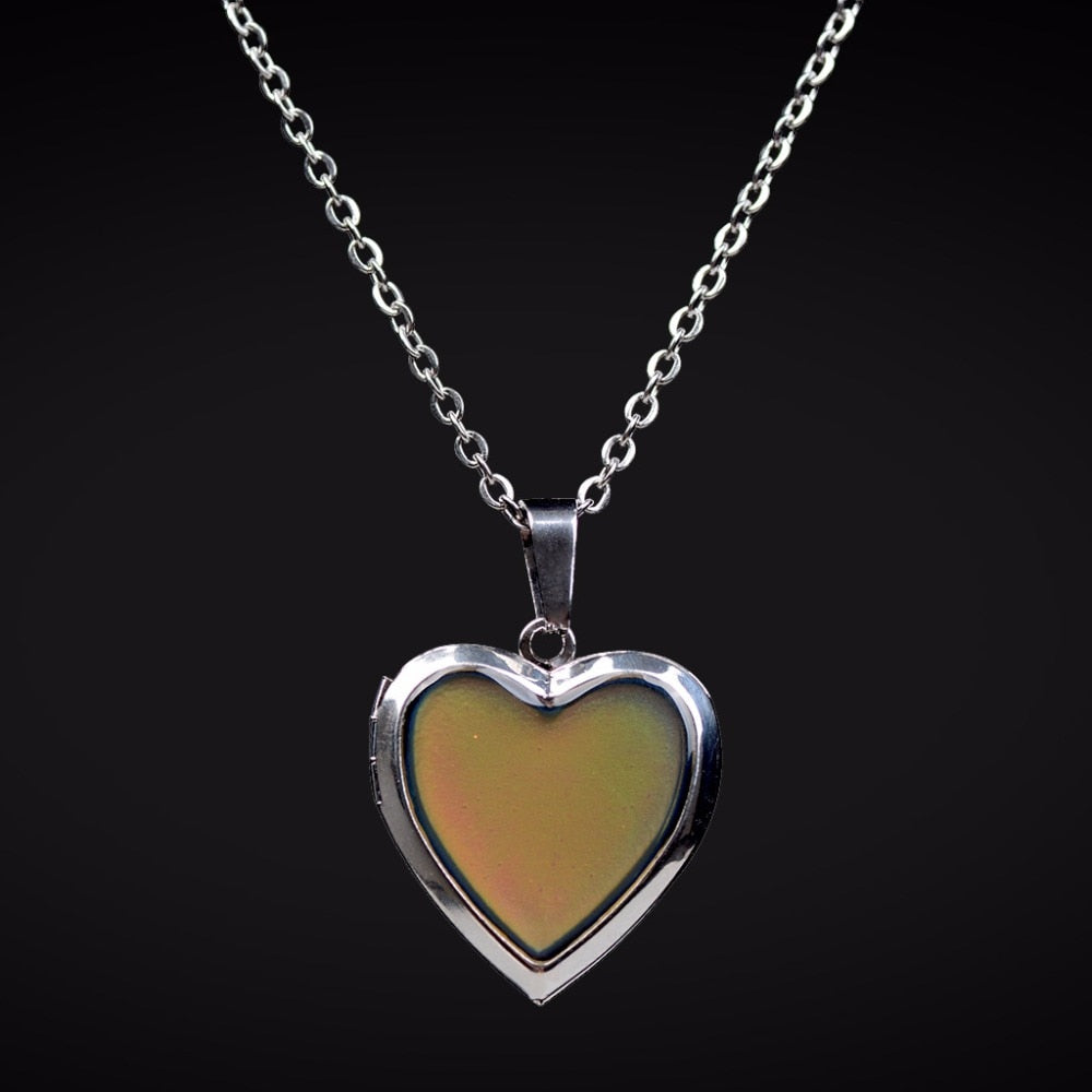 Peach Heart Love Pendant Necklace