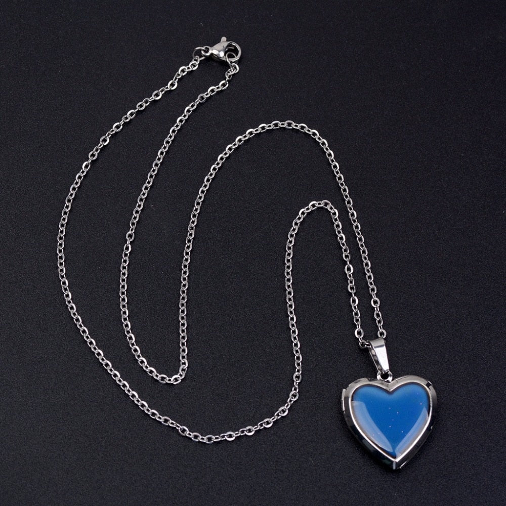 Peach Heart Love Pendant Necklace