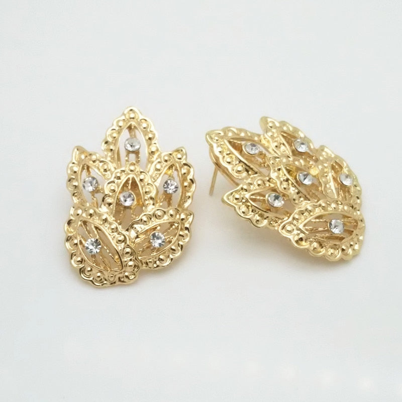 Nigerian gold Color jewelry set