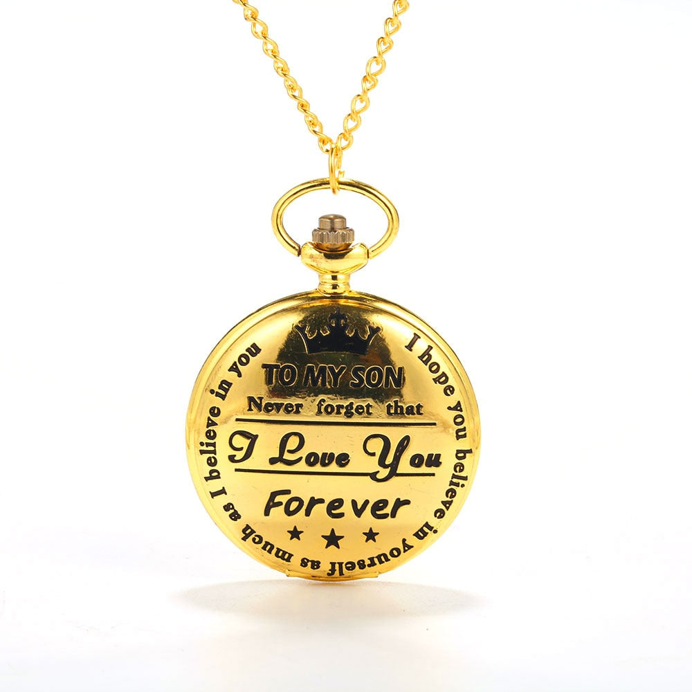 "To My Son I Love You" Series Pocket Watch