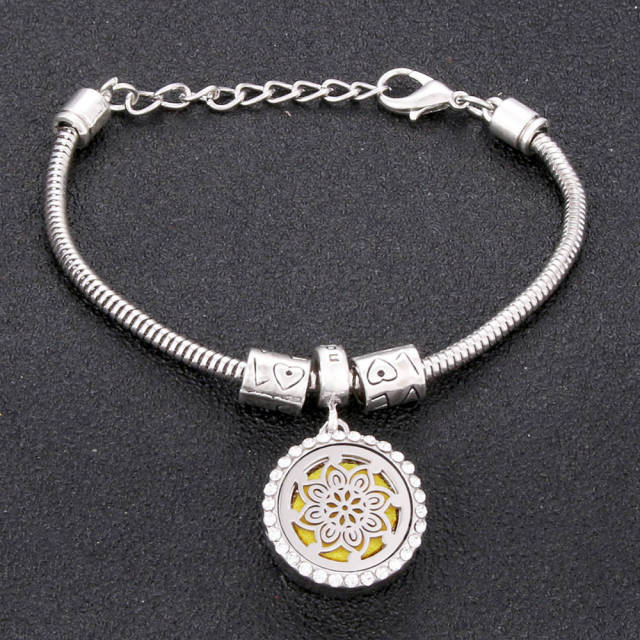 Tree of Life Full zircon Locket Bracelet Bangle