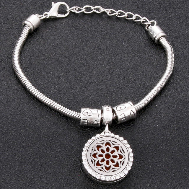 Tree of Life Full zircon Locket Bracelet Bangle