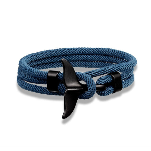 Fashion Whale Tail Anchor Bracelets