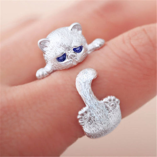 Anillos de gato retro boho chic