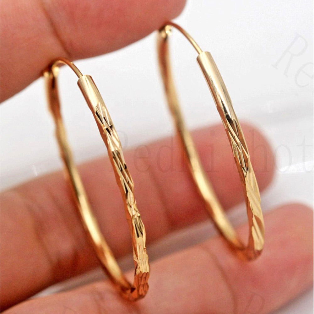 Trendy Large Hoop Earrings for Women