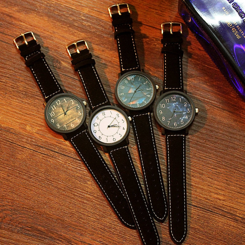 Starry Sky Couple Watch Fashion Large Dial Sport Watch