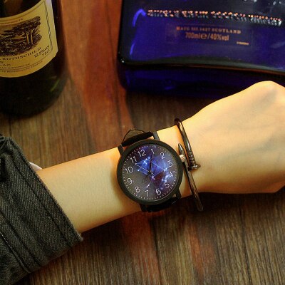 Starry Sky Couple Watch Fashion Large Dial Sport Watch
