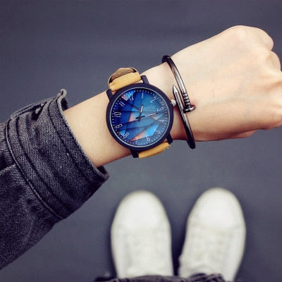 Starry Sky Couple Watch Fashion Large Dial Sport Watch