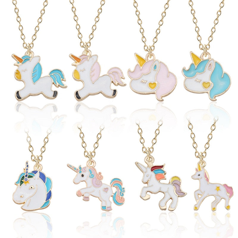 Fashion Unicorn Pendant Necklace